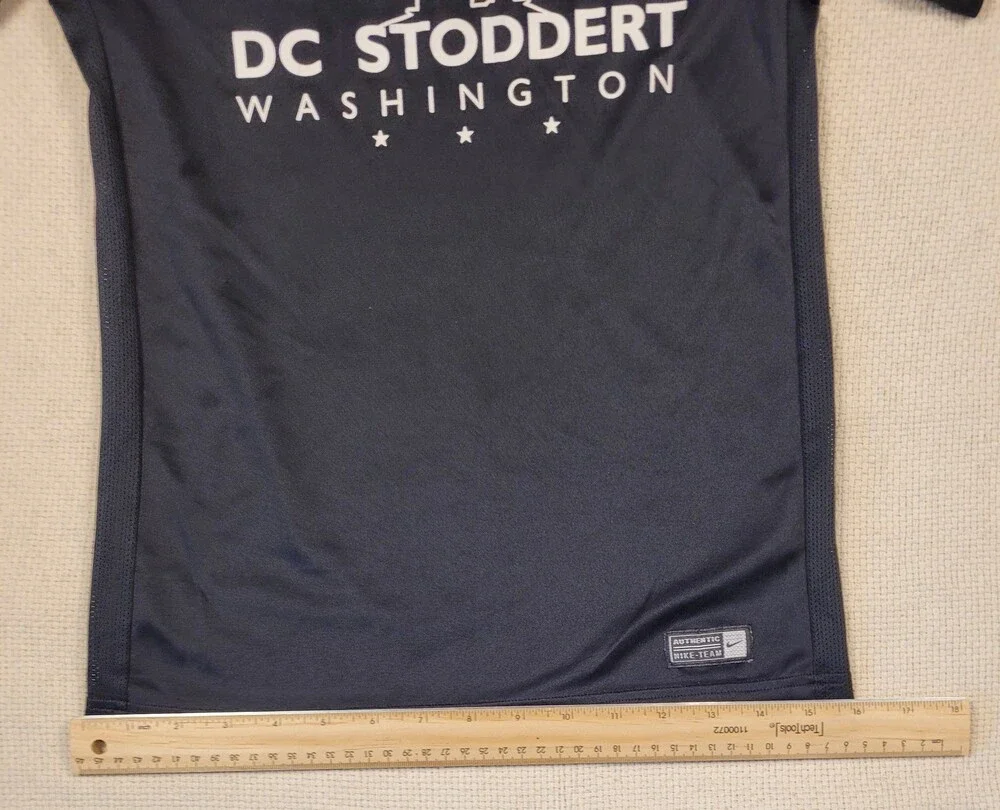 Nike Dri Fit DC Stoddert Washington Shirt Mens Medium Black Soccer Team Training